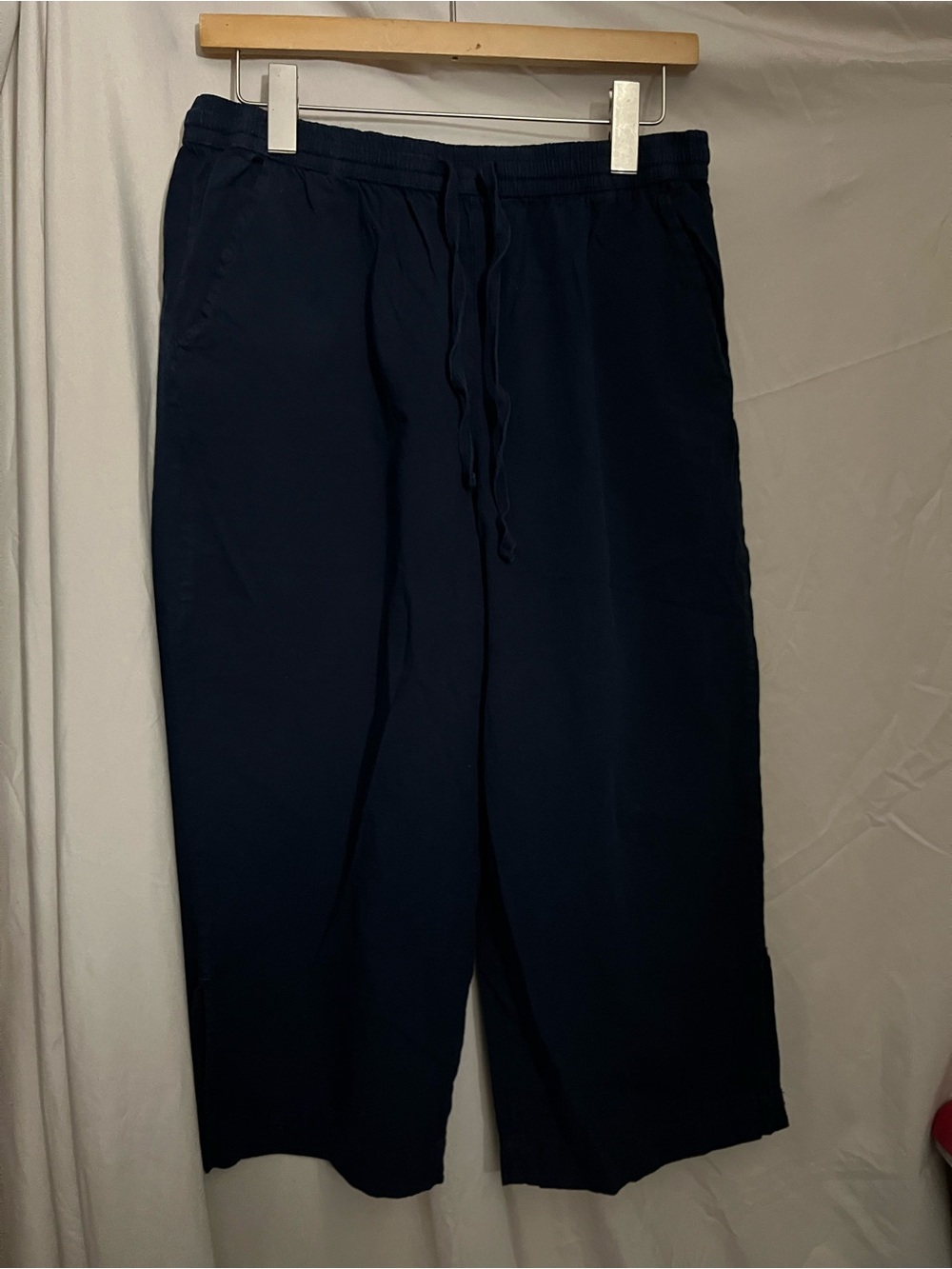 Gloria Vanderbilt Men's Navy Drawstring Joggers